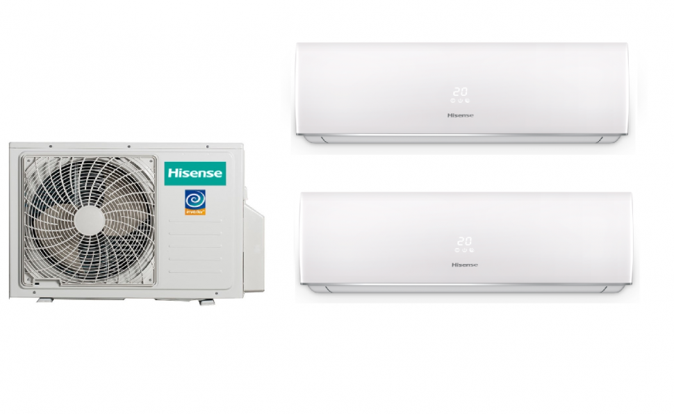 Мульти сплит-система Hisense AMW2-18U4RXC + AMS-09UW4RVEDB00 2 шт
