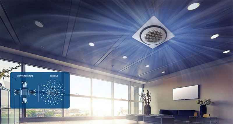 Кассетная сплит-система Samsung AC120MN4PKH/EU/AC120MXADKH/EU