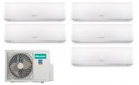Мульти сплит-система Hisense AMW5-42U4RTA + AMS-07UW4RVEDB00H 5 шт