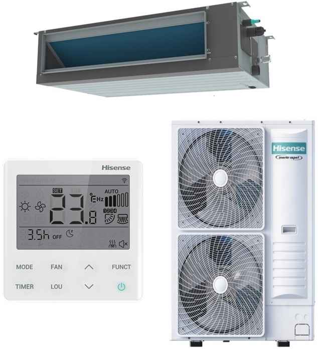 Канальный кондиционер Hisense ADT-18UX4RCL8/AUW-18U4RS7