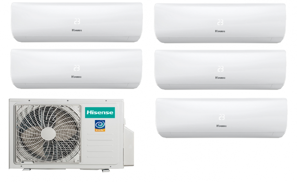 Мульти сплит-система Hisense AMW5-42U4RTA + AMS-07UW4RMRKB00 5 шт