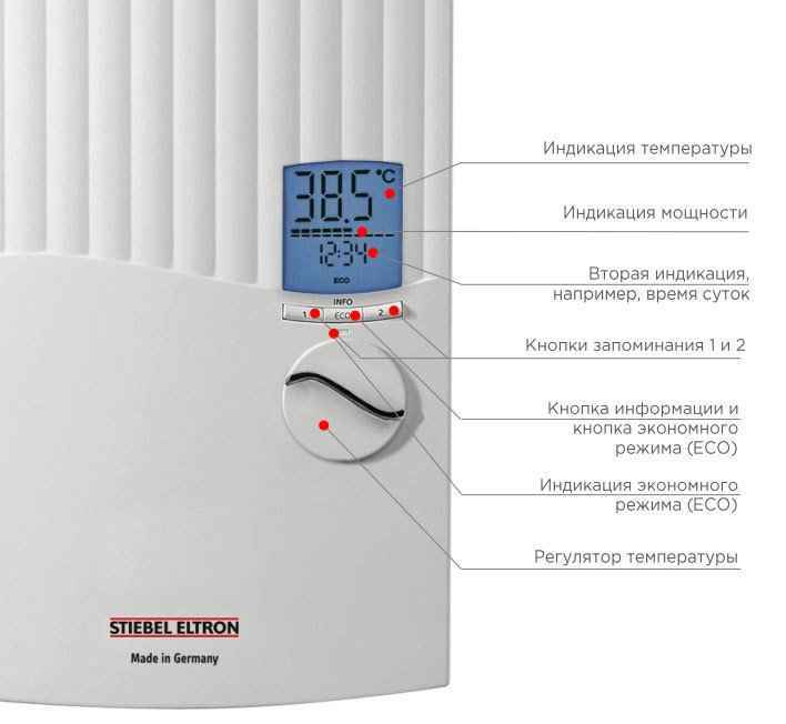 Проточный электрический водонагреватель Stiebel Eltron PER 18 / 21 / 24