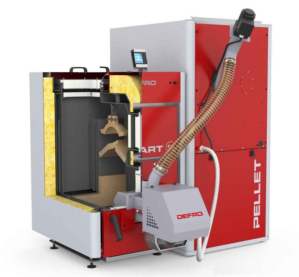 Напольный твердотопливный котел Defro Smart Ekopell 12