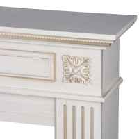 Портал Firelight Siena 42/40/36 слоновая кость с золотой патиной