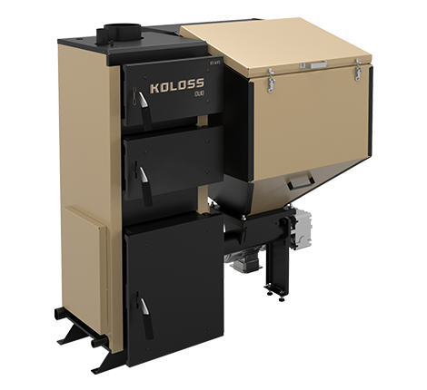 Напольный твердотопливный котел Koloss Auto DUO PLUS 25
