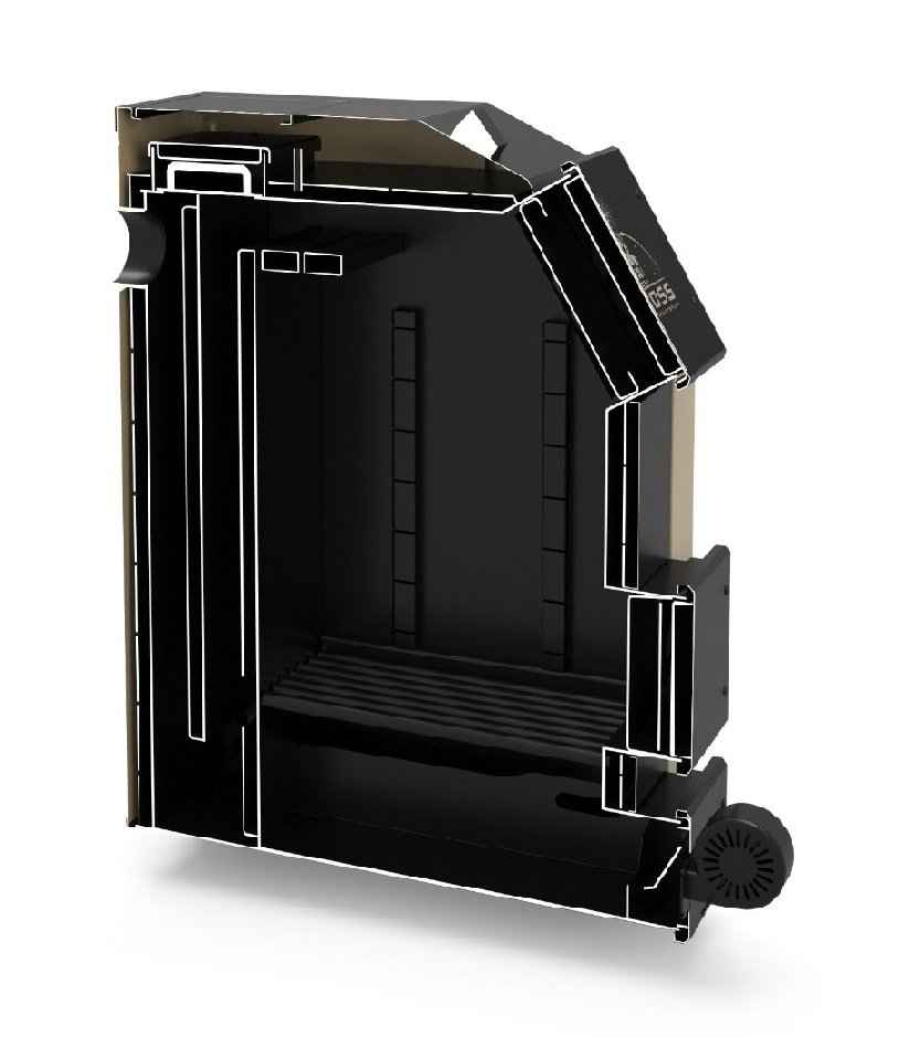 Напольный твердотопливный котел Koloss Ultra Plus 27