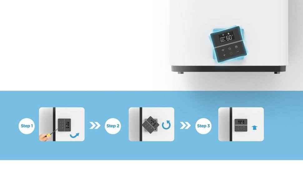 Накопительный электрический водонагреватель Midea MWH-3020-FED Stream