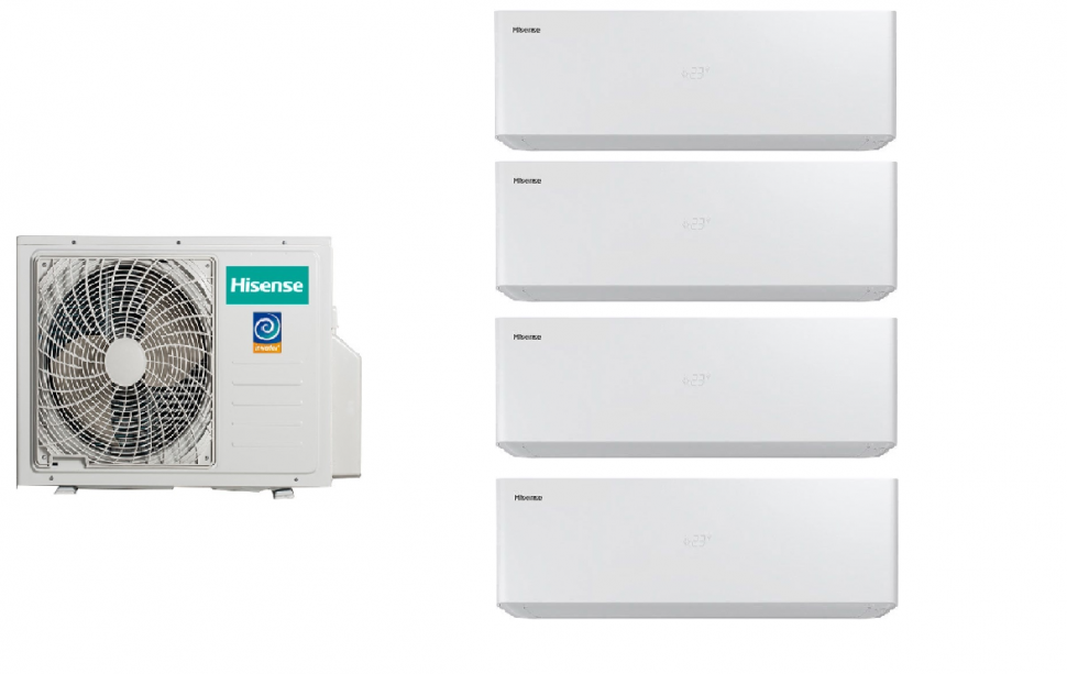 Мульти сплит-система Hisense AMW4-27U4RJC  + AS-10UW4RXVQH00AG 4 шт
