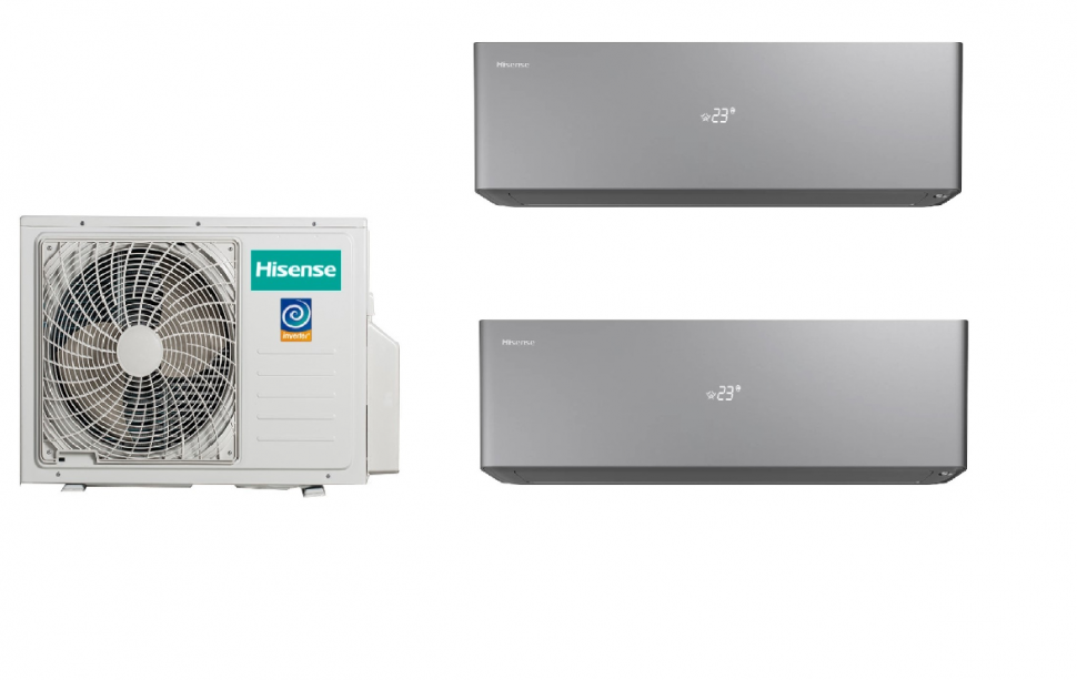 Мульти сплит-система Hisense AMW2-14U4RGC + AS-10UW4RXVQH00AG(B) 2 шт