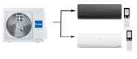 Мульти сплит-система на 2 комнаты 25+35 м2 Haier AS25S2SF2FA-B+AS35S2SF2FA-W/2U40S2SM1FA Flexis Super Match
