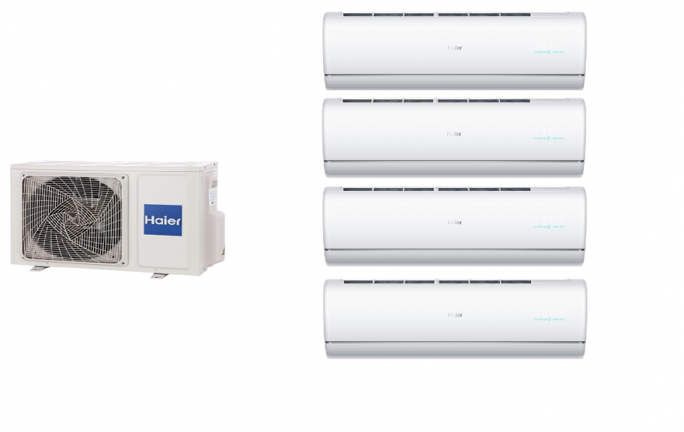 Мульти-сплит система Haier 4U85S2SR5FA + AS25S2SJ2FA-W 4 шт