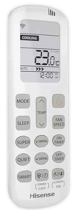Кондиционер Hisense Zoom AS-24UW4RBTKB00 WI-FI