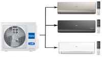 Мульти сплит-система на 3 комнаты 25+35+50 м2 Haier AS09NS6ERA-G+AS12NS6ERA-B+AS18NS6ERA-W/4U85S2SR5FA Lightera Super Match