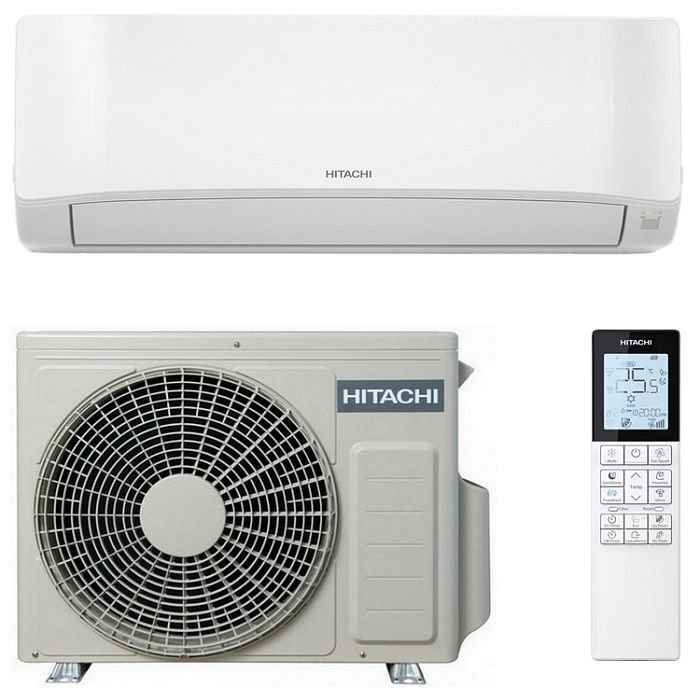 Сплит-система Hitachi RAK-DJ25RHAE/RAC-DJ25WHAE Shiratama Inverter