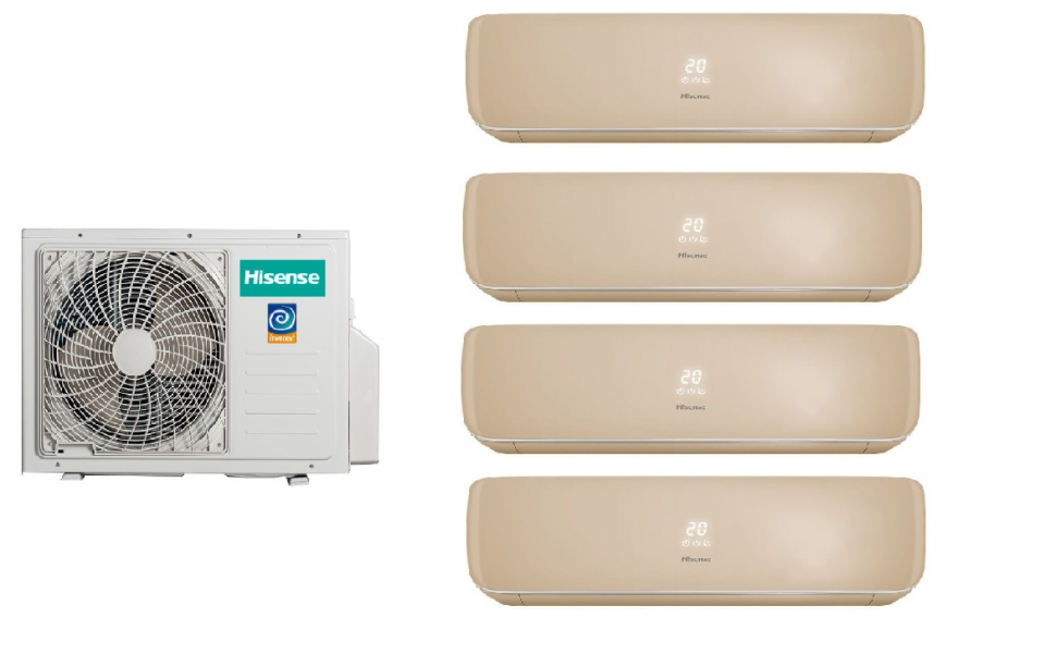 Мульти сплит-система Hisense AMW4-27U4RJC + AMS-09UW4RVETG00(С) 4 шт