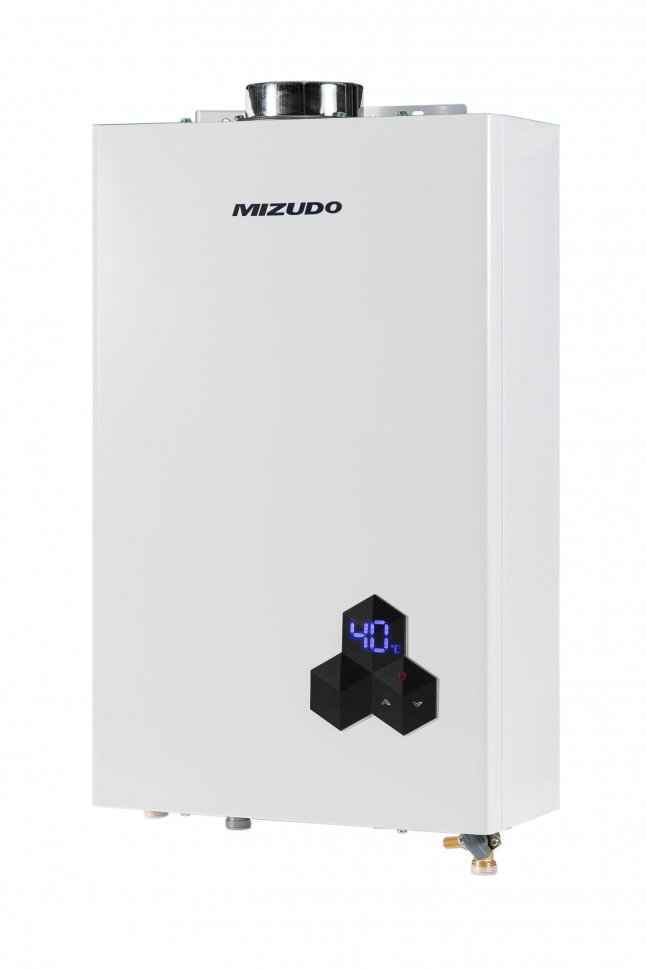 Проточный газовый водонагреватель MIZUDO PERL ULTRA ВПГ 4-12Т ТУРБО