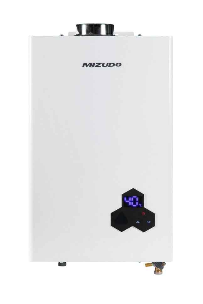 Проточный газовый водонагреватель Mizudo ВПГ 4-10 Т Perl Ultra труба в комплекте