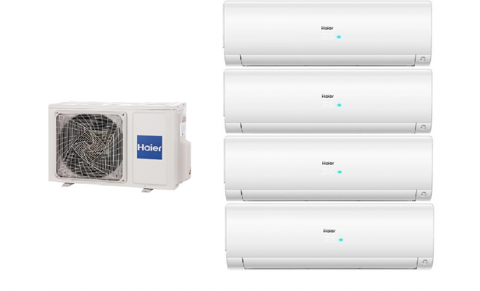 Мульти-сплит система Haier 4U75S2SR5FA + AS25S2SF3FA-W 4 шт 