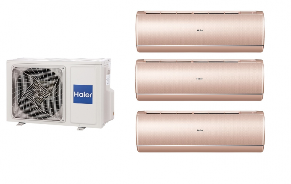 Мульти-сплит система Haier 3U55S2SR5FA + AS25S2SJ2FA-G - 3 шт