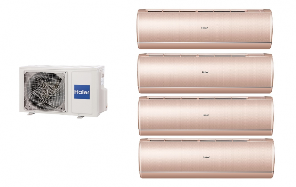 Мульти-сплит система Haier 4U75S2SR5FA + AS25S2SJ2FA-G 4 шт