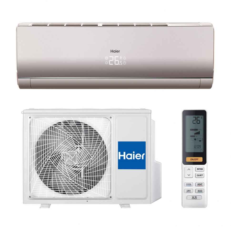Сплит-система Haier AS09NS6ERA-G/1U09BS3ERA Lightera DC-Inverter gold