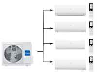 Мульти сплит-система на 4 комнаты 25+25+25+35 м2 Haier 3х AS25S2SF2FA-W+AS35S2SF2FA-W/4U85S2SR5FA Flexis Super Match